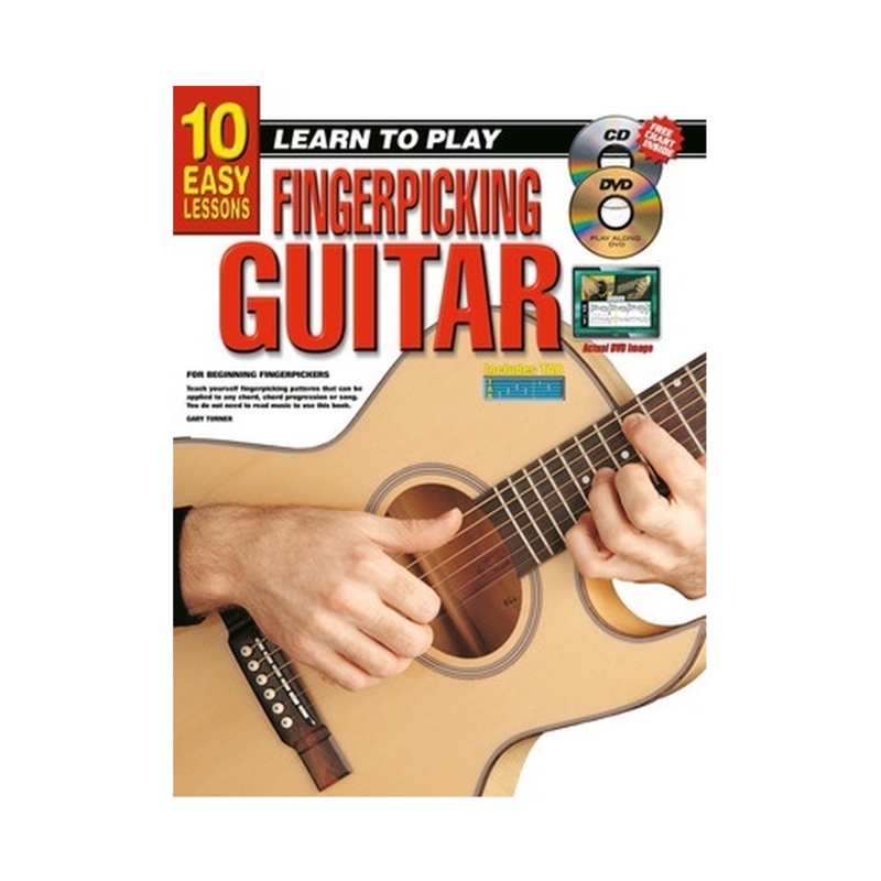 Fingerpicking Instrument 10 Easy Lessons Learn To Play Fingerpicking Guitar - Explore the Art of ...